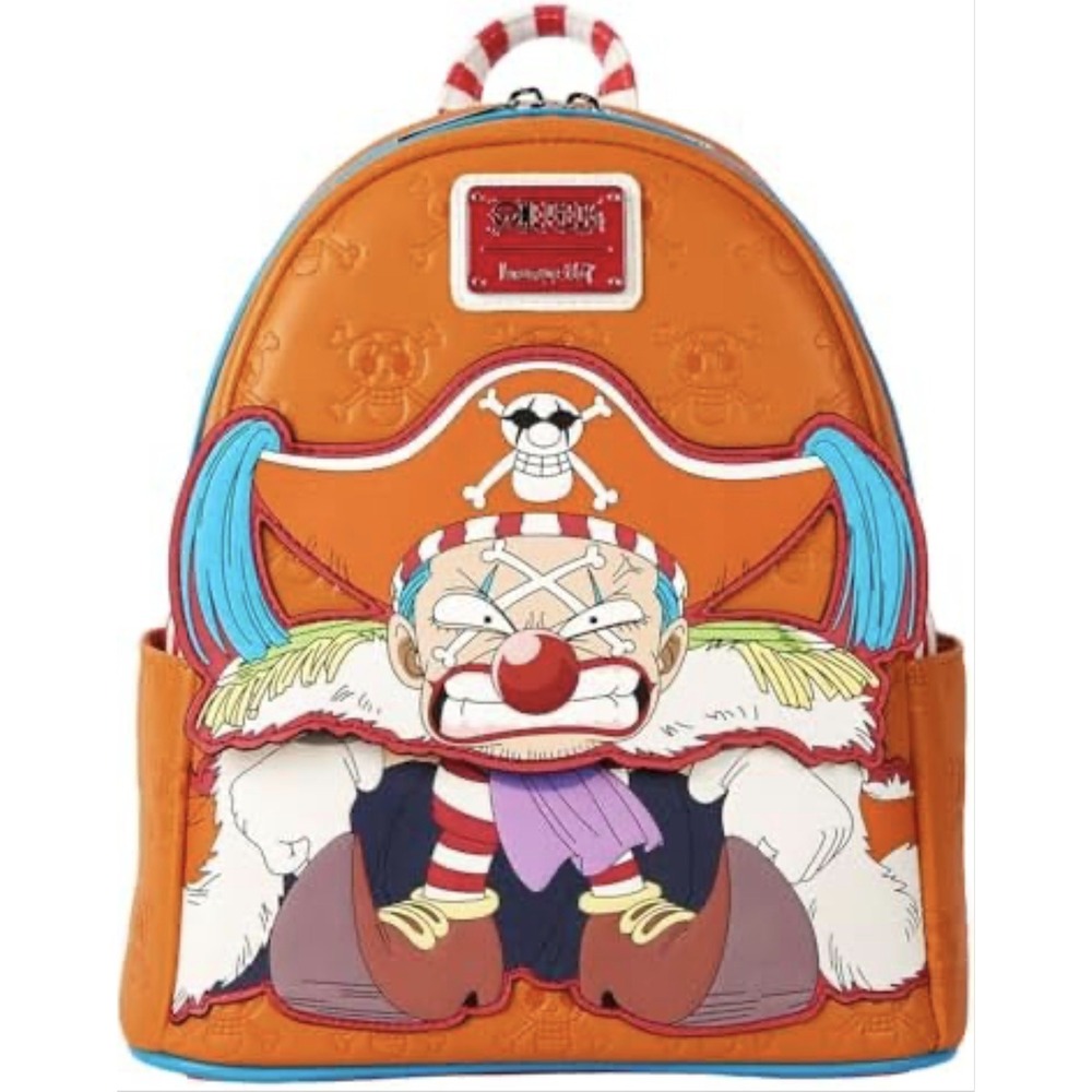 Loungefly One Piece Buggy Cosplay Mini Backpack NWT